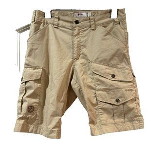 FjallRaven Men's 86892 Vidda Pro Lite Cargo Shorts Beige 10” US 30 EU 46 G-1000